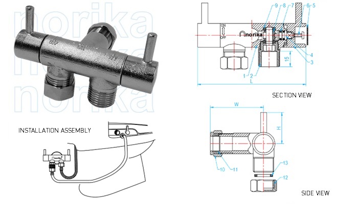 Brass Two Way Valve